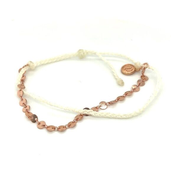 Pura Vida Rose Discs Bracelet - Picture 1 of 4